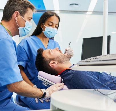 Modern dental operatory at Kleemkaari Dental Care